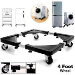 Multifunction Moveable Washing Machine & Fridge Floor Trolley Stand
